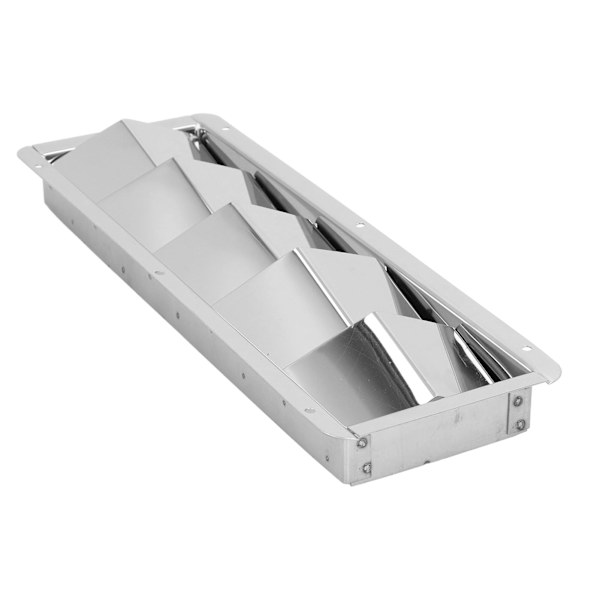 5 Slots Båd Louvered Vent Rektangel Anti-korrosion Anti-rust Båd Marine Rustfrit Stål Vent til Yachter