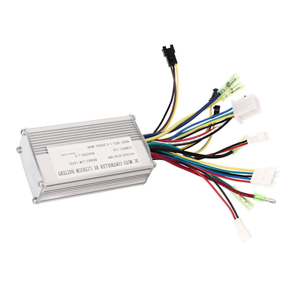 DC-motorstyring med ledningsnet Motorstyring Lithiumbatteri til elcykel 36V 48V 17A