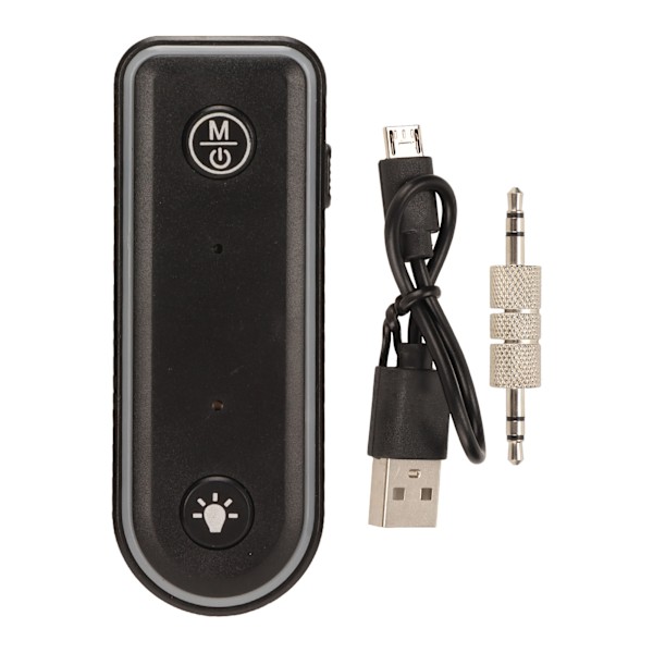 Bluetooth-modtager-sender 2 i 1 trådløs HiFi RGB automatisk hukommelsesforbindelse Bluetooth-lydadapter til bil