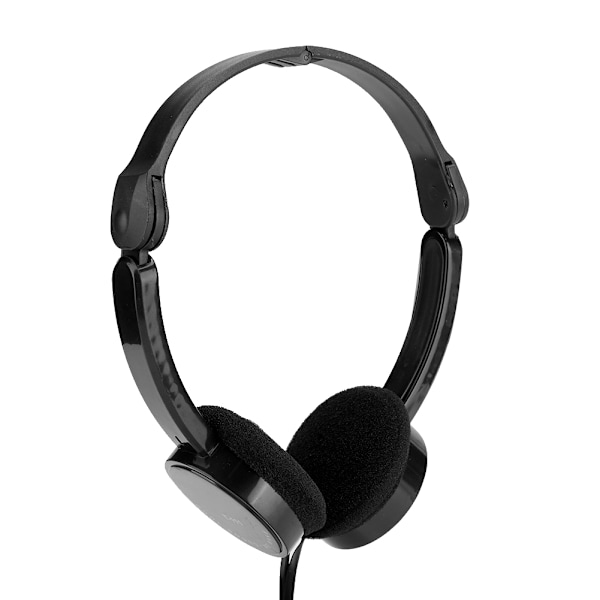 Foldbar kablet stereo headset barn hodetelefoner med mikrofon for smarttelefon nettbrett