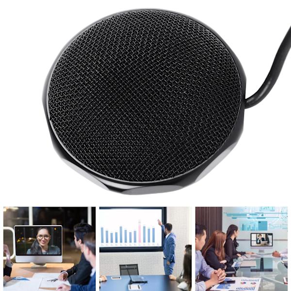 Konferens USB-mikrofon Omnidirektionell pickup Klart ljud Mini USB PC-mikrofon för möte Spel Online-klass