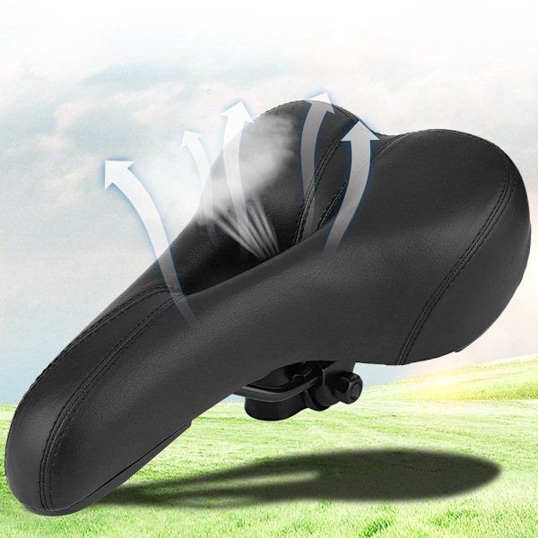 Cykel Sadel Gel Vaddering Ventilerad Design Memory Foam För Utomhus Cykeläventyr, Universell Passform Ergonomisk Cykelsits Med Nötningsbeständighet