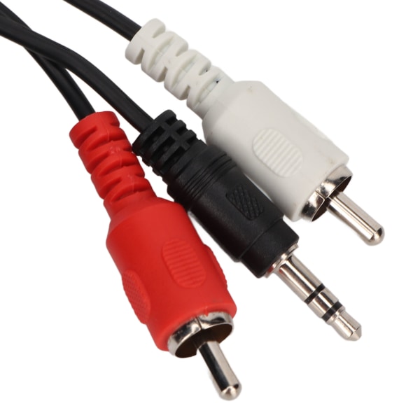 DIN 5-polet til DC 3,5 mm og 2 RCA Kabel Universal DIN 5-polet Han til DC 3,5 mm og 2 RCA Han Lydadapterkabel