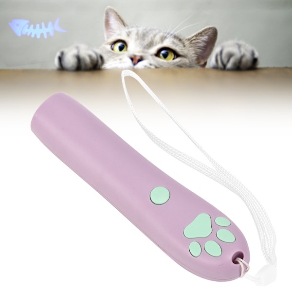 Ultimata Kattkompisen, Interaktiva Kattleksaker med Mönstrad Laserprojektion, Enkelt Galen för Varierade Lekstilar, Portabel Design för Inomhus och