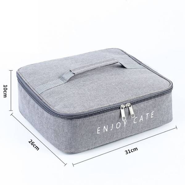 Sack Food Handbags Case Hög Kapacitet för Resor Arbete Skola Picknick