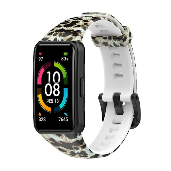 Vaihdettava ranneke Huawei Band 6:lle ja Honor Band 6:lle, vedenpitävä silikoniranneke, pehmeä ranneke