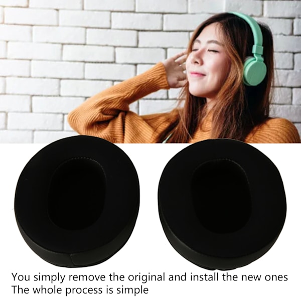 Hovedtelefon Ørepuder Protein Læder Blød Udskiftning Headset Ørepuder til Razer Kraken V3 Pro
