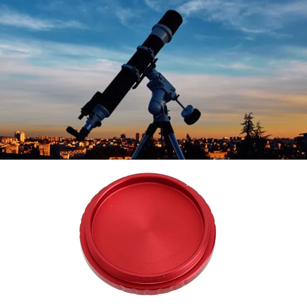 Objektivdæksel Teleskop Telekonverter Okular Metal Gevind Støvkappe Astronomisk Tilbehør M54x0.75