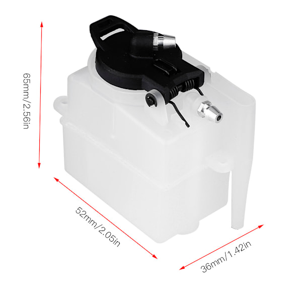 Gas Power Vehicle Model Accessory 75CC 02004 Bränsletank för HSP 94188 / 94122 1/10 Skala RC Bil