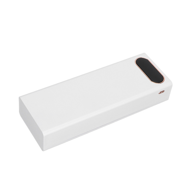 L20 18650 Batteriholder 10W DIY Mobil Powerbank Etui Bærbar Batterioplader med LCD-skærm til 20 Batterier