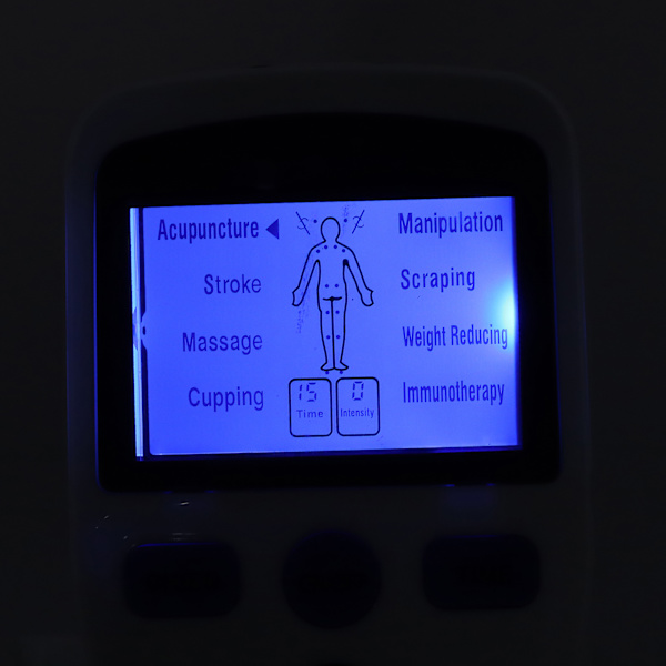 Multifunktionel elektrisk muskelstimulator maskine professionelt akupunktur massageudstyr EU-stik 100-240V