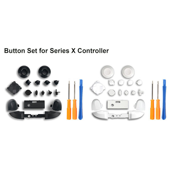 Full Set Bumpers Triggers Buttons Replacement Kompatibel för XBOX Series X Controller