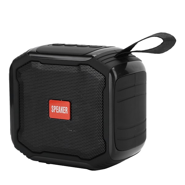 Kannettava True Wireless Bluetooth-kaiutin Subwoofer Stereo USB-liitäntä Kortti Ulkokäyttöön (Musta)