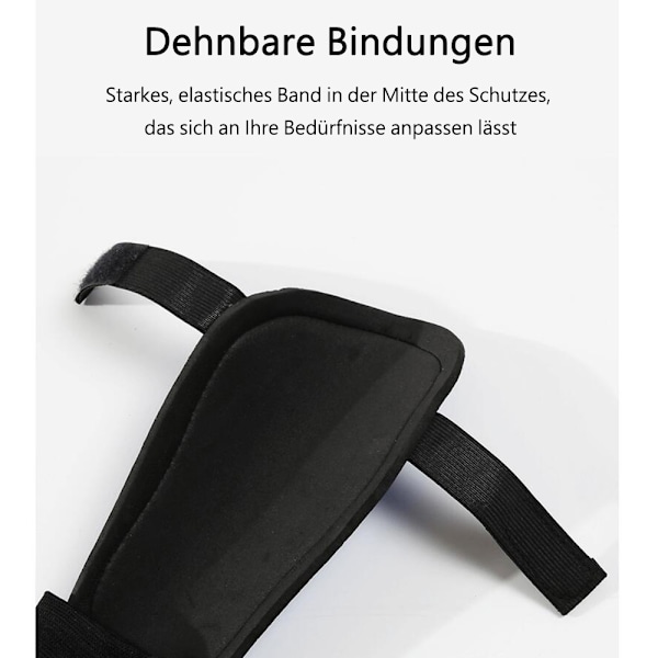 CE-certifierade benskydd, förstärkt fotledsstöd för unga fotbollsspelare, ergonomisk design för pojkar och flickor med hög slagtålighet