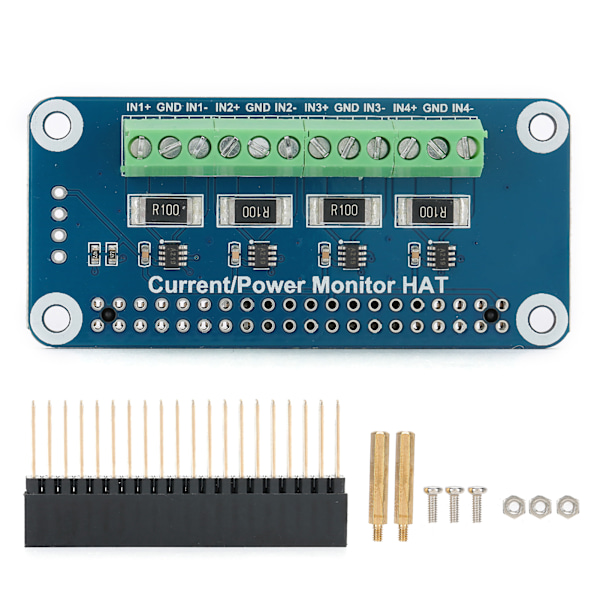 Sense HAT til Raspberry Pi - Strømovervågning af spænding og strømforbrug - 40-bens GPIO-interface