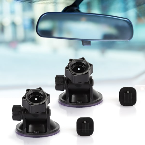 HD H3005A Dash Cam Bluetooth-høyttalermontert holder 55MM Mini Sucker Rotation Supplies (Enkel spenne uten spor) （2 stk)