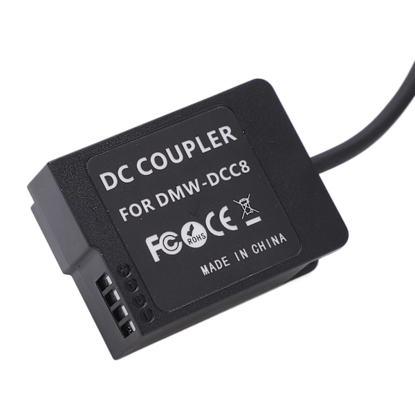 Type C DMWDCC8 Fuld Dekodet Dummy Batteri Pakke Adapter med Fleksibelt Fjederkabel til G5 Kamera