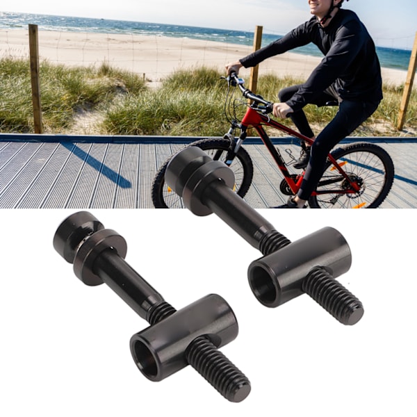2 stk. RISK M5 x 40 mm cykelsadelpindskrue sadelpind fastgørelsesskrue cykel DIY reservedele sort