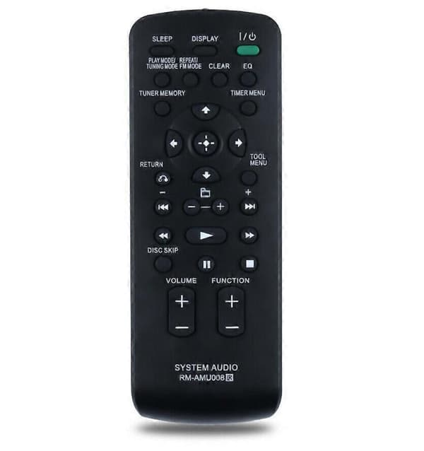 RM-AMU008 fjernkontroll kompatibel med SONY lydsystem