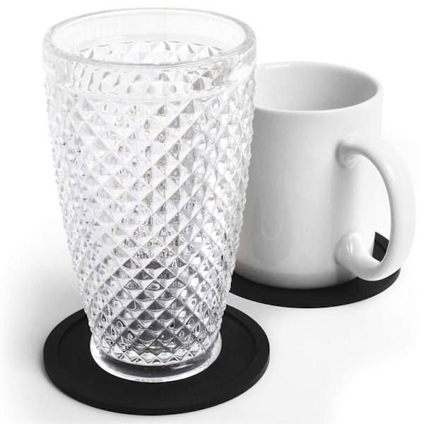Silikonunderlägg, Halkfritt Bordskydd För Drycker, Värmebeständigt, Diskmaskinsäkert, Flexibelt Och Vattentåligt, Perfekt Presentpresentation