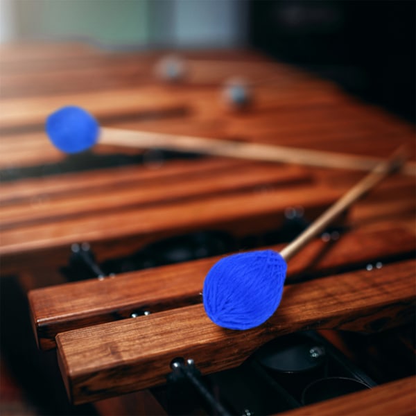 1 Pari Lankaa Pää Keyboard Marimba Mallets Fiberglas-Kahvoilla Aloittelijoille
