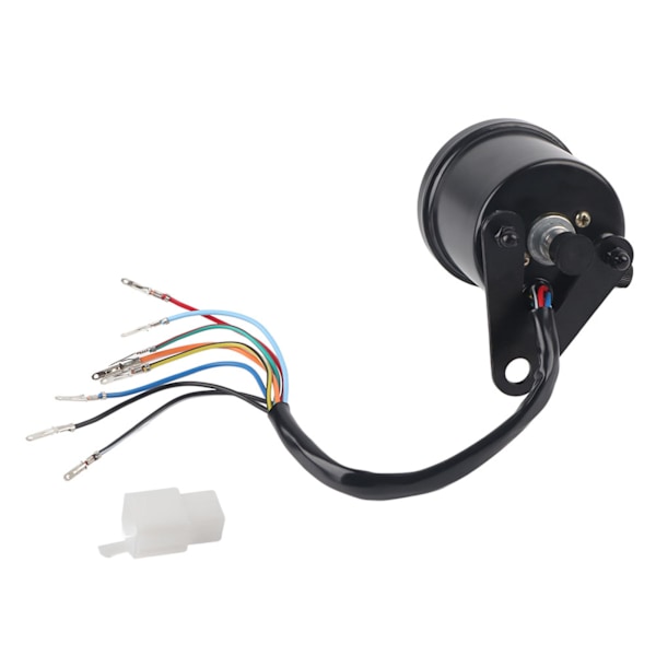 LED-bakgrunnsbelysning 12 V motorsykkel dobbel kilometerteller speedometermålersett Cafe Racer