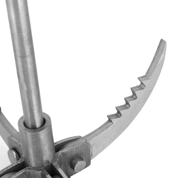 Explorer's Essential, Rostfri Grappling Hook, Multifunktionellt Räddningsverktyg, Kompakt Hopfällbar Gripkrok, Utomhustillbehör för Överlevnad, Hög Hållfasthet