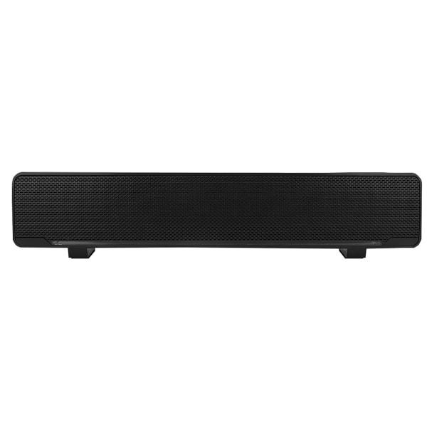 USB-kablet stereolyd-soundbar-musikafspiller bas-surround-lydboks 3,5 mm indgang til pc-mobiltelefoner (sort)