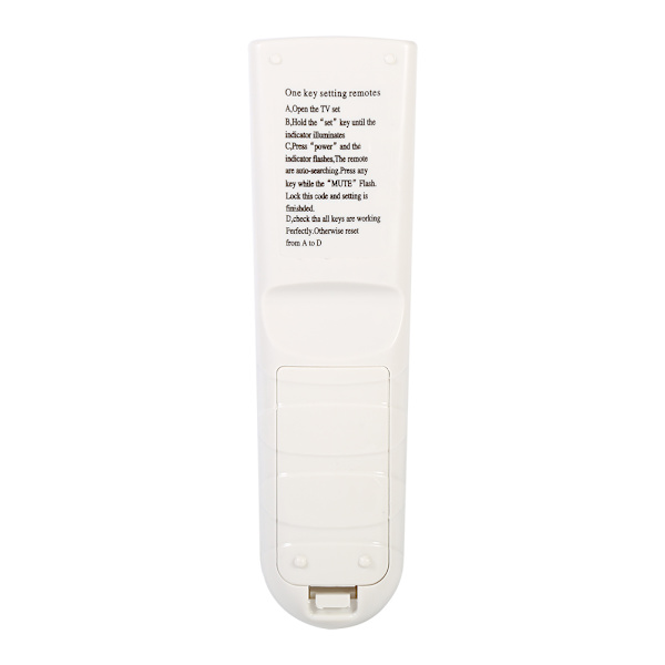 1 stk. Universal Intelligent TV-fjernbetjening TV-139F erstatningscontroller Hvid