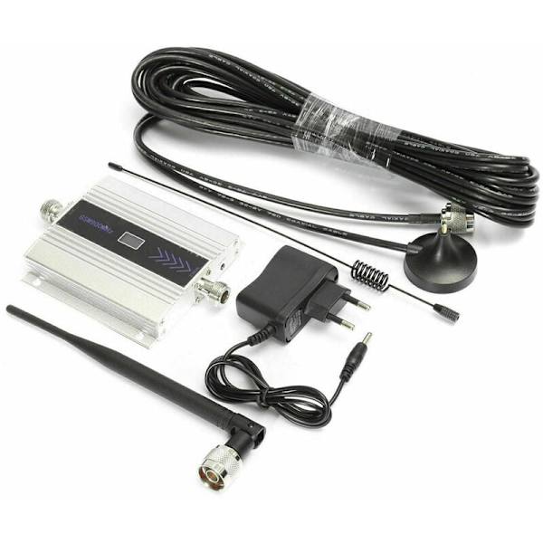 GSM Signalförstärkare 900mhz Repeater 2g 3g 4g Lte Cellular Booster Dcs 1800 2100 Mobiltelefon Signalförstärkare - EU