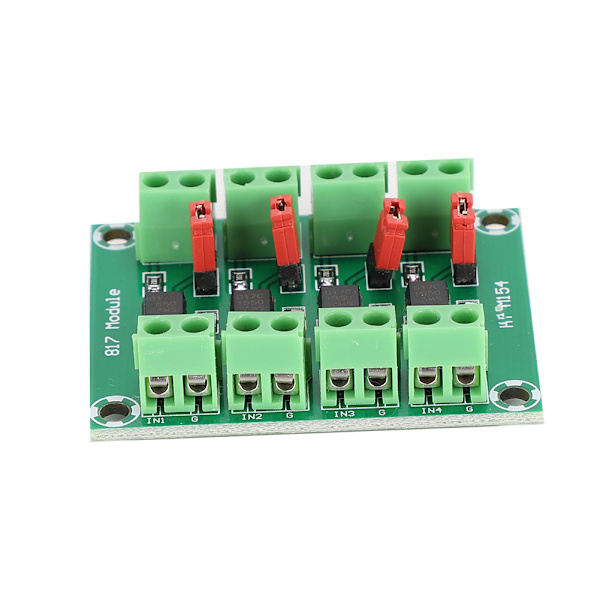 817 4-kanals optokopplare isolerad kretskort spänningsomvandlare adaptermodul