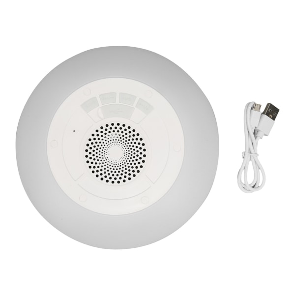 Bärbar poolhögtalare inbyggd mikrofon stereo IPX7 vattentät flytande Bluetooth badtunna högtalare med RGB färgglada lampor