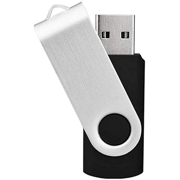 Plug and Play USB-minne, 8GB Minne Med Vridbar Design Utan Lock Och LED-Indikator För Pålitlig Lagring