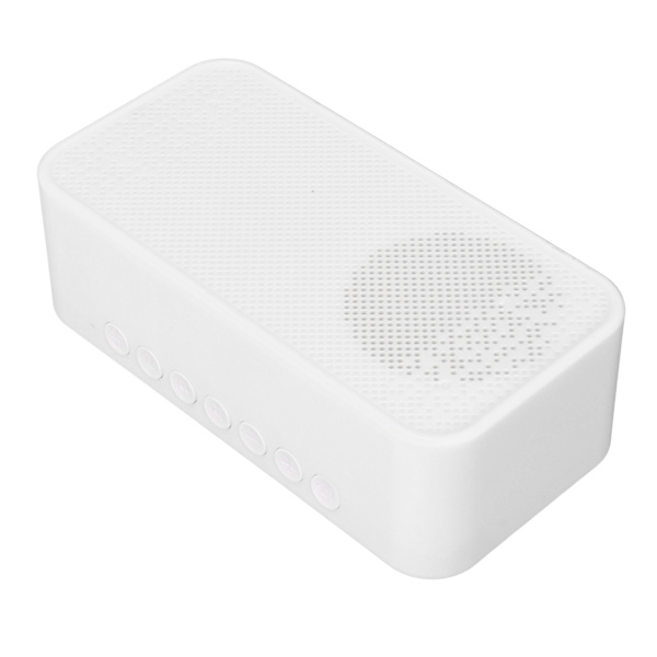 Trådlös Bluetooth-högtalare Multifunktion Brusreducerande Temperaturdisplay Röstmeddelande FM-radio Spegelväckarklocka