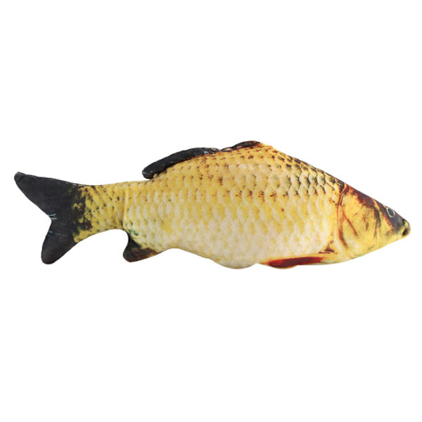 Kreativ 3D karpfiskformad simuleringskudde kastkudde barn gåva soffa heminredning 40cm