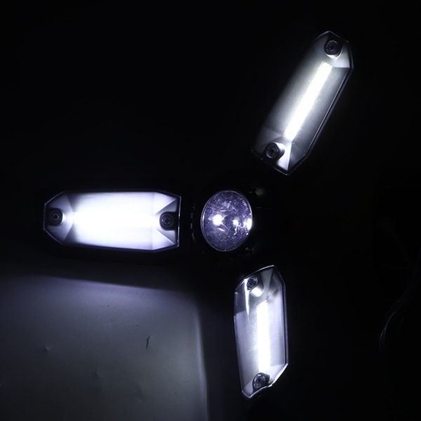 LED Camping Lykt Multi Funksjon COB Bærbar LED Lommelykt C