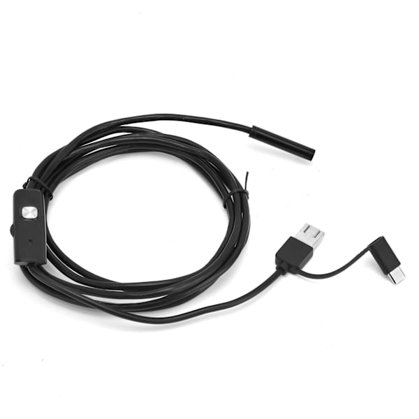 6LED inspektionskamera 8mm højopløselig trinløs dæmpning USB