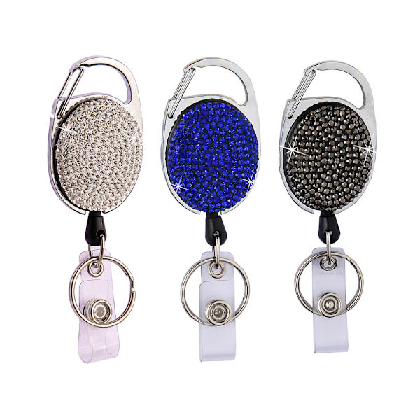 Jojo ID-korthållare, glitter, 3-pack