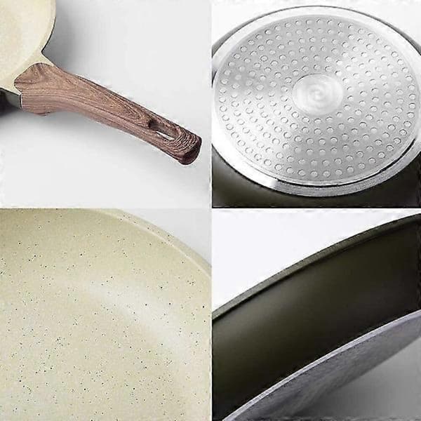 24 cm non-stick stegepande, granitbelægning, non-stick stegepande 24 CM stenpander