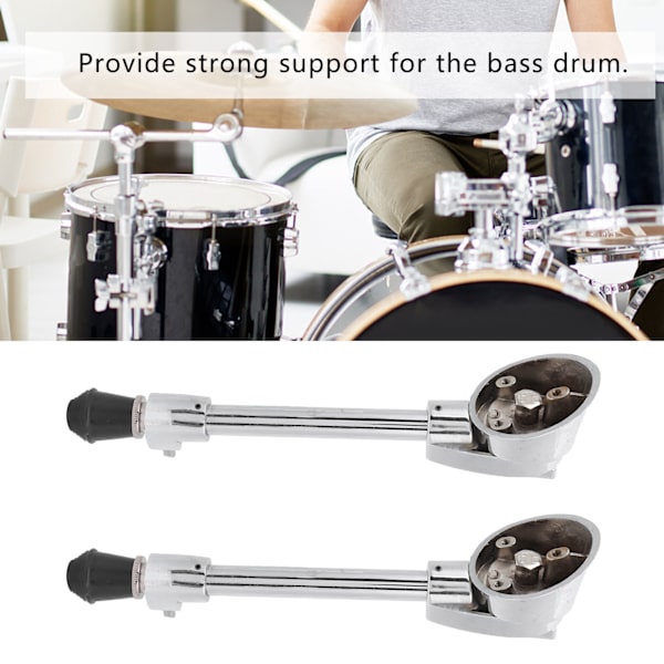 2 kpl bassorumpusetti jalkoja kannukset tukijalka Musiikki-instrumentin vaihto-osat