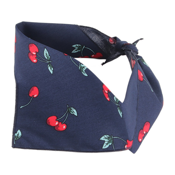 Triangulär haklapp i bomull, stilfullt utseende för hundbandanas, sommarkomfort, halkfri design för vardagsbruk, fotorekvisita, fester (vikbar och