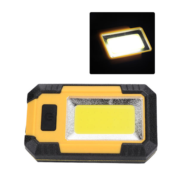 10W ABS Gul USB-laddning Ljusstark Utomhus Bärbar LED Camping
