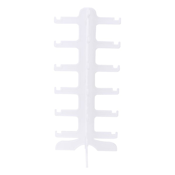 6 par briller stel stativ briller solbriller display holder rack hylde (hvid)