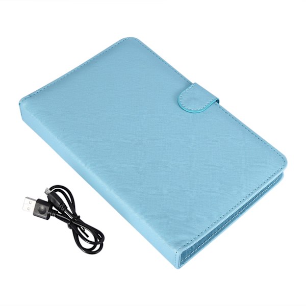 Universal trådløs Bluetooth-tastatur Flip Case Cover med stativ til iOS/Android-telefoner