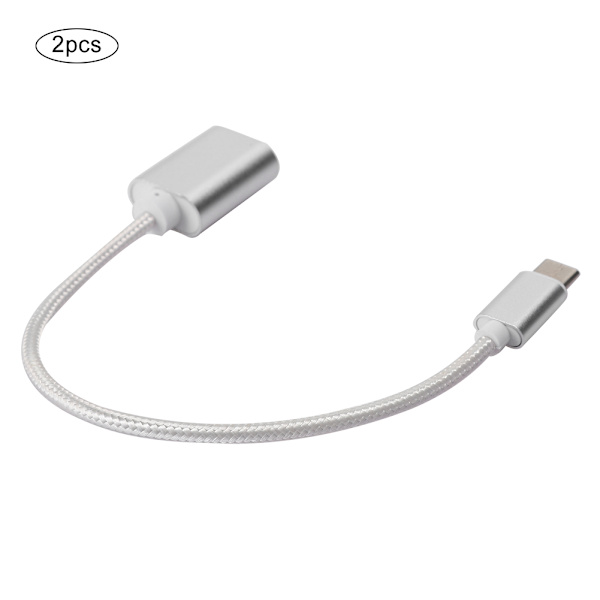2 kpl TypeC-laastarijohto USB-laatikko USB-muistitikkukortinlukija Siirto OTG-sovitinkaapel