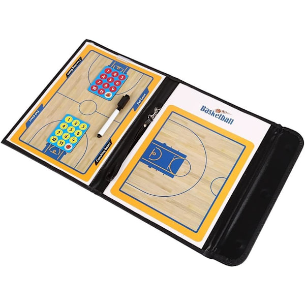 Basketboll Strategi Clipboard, Slitstarka Material & Vattentät Yta, Idealisk för Träningspass & Matchdagstaktik