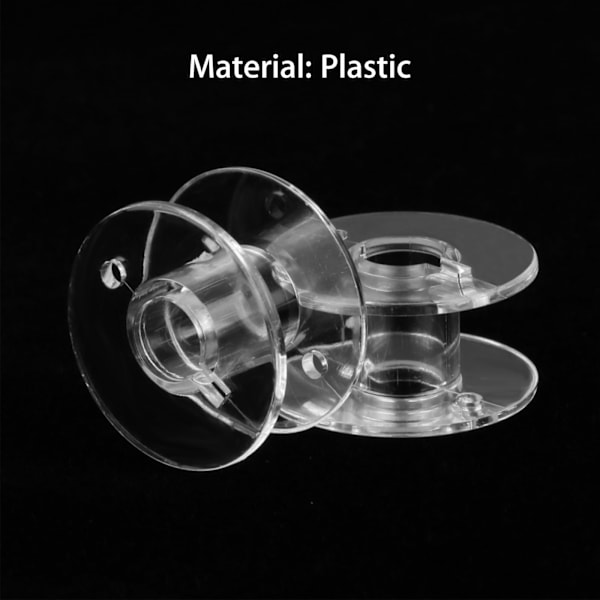 Bobbin Organizer Plastfodral, Transparent 25 Fack Tomma Spolar Rullar Box, Syhantverk Plastfodral Förvaringslåda för Symaskin (1 st låda)