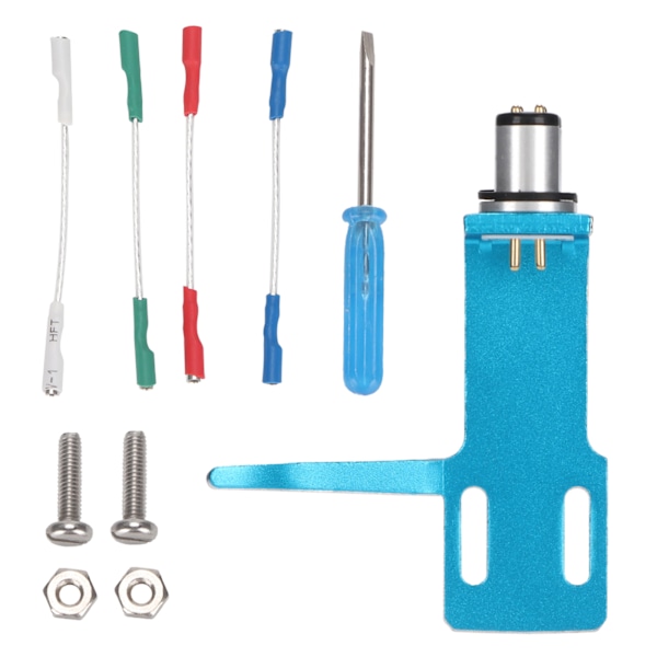 Skivspelare Phonograph Headshell Högkvalitativ Phono-pickup Headshell Skivspelare Kit Blå