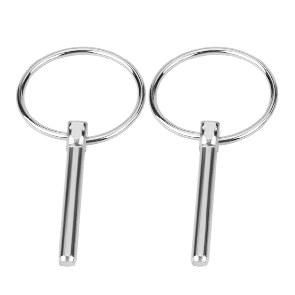 2 stk. Universal CNC Billet Aluminium Racing Bonnet Hood Pin Latch Lock Udseende Kit Sort