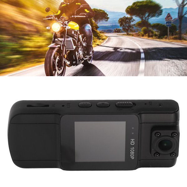 Mini Body Camera 1080P Infrarød Nattesyn Bevægelsesdetektering 180 Graders Rotationslinse 1,54 tommer Display Body Worn Camera